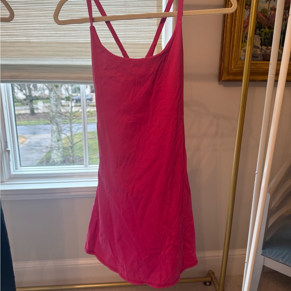 Vibrant Pink Sleeveless Dress